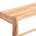 vidaXL Stojany na uteráky 60x25,5x49 cm masívny orech