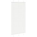 vidaXL plisovaná roleta biela 105x200 cm šírka látky 104,4 cm
