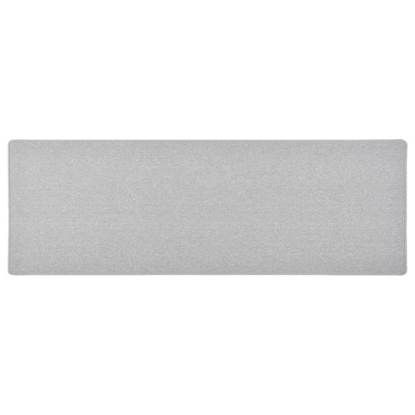 vidaXL Kobercový behúň svetlosivý 50x150 cm