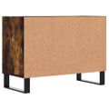 vidaXL TV skrinka dymový dub 69,5x30x50 cm kompozitné drevo