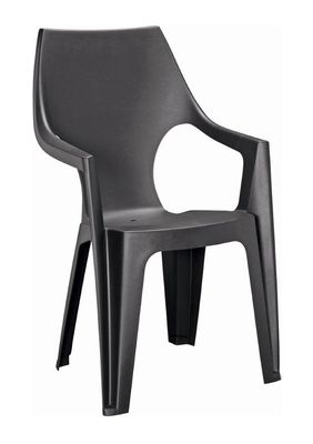 Stolička záhradná KETER Dante Highback Graphite