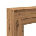 vidaXL Obloženie krbu dub artisan 100x30x87,5 cm kompozitné drevo