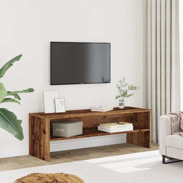 vidaXL TV skrinka staré drevo 120x40x40 cm kompozitné drevo