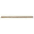 vidaXL Plávajúce nástenné police 4 ks, dubové 120x23,5x3,8 cm, MDF