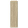 vidaXL Rozdeľovacia knižnica dub sonoma 69,5x29x103,5 cm kompoz. drevo