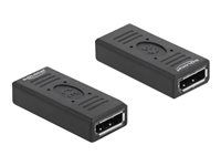 Adaptér DisplayPort - DisplayPort (F) do DisplayPort (F) - DisplayPort 1.2 - podpora 4K60 Hz (3840 x 2160) - čierna