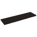 vidaXL Kúpeľňová doska tmavohnedá 140x40x(2-4) cm ošetrený masív