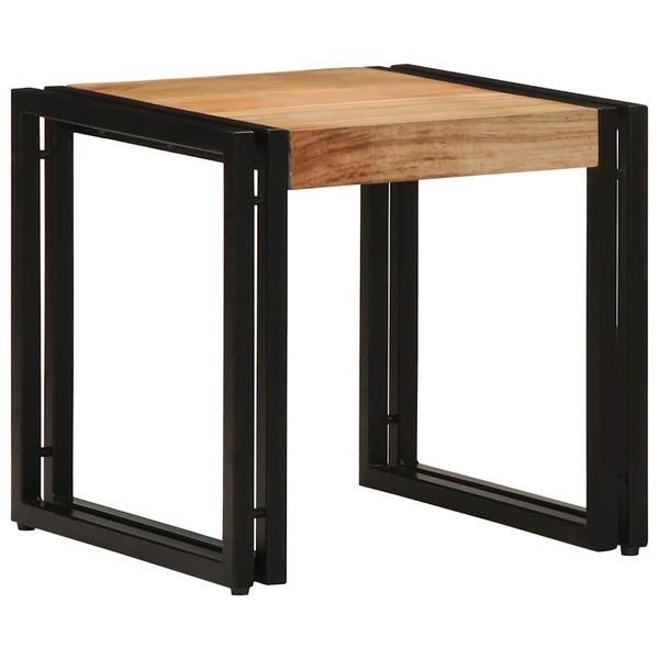vidaXL Konferenčný stolík Hnedá 40 x 40 x 38 cm Pevné akáciové drevo
