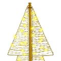 vidaXL Vianočný stromček 240 LED Teplá biela 180 cm PET