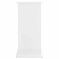 vidaXL Stojan na akvárium vysoký lesk biely 81x36x73 cm kompoz. drevo