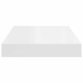 vidaXL Plávajúce nástenné police 2 ks, biele 40x23,5x3,8 cm, MDF
