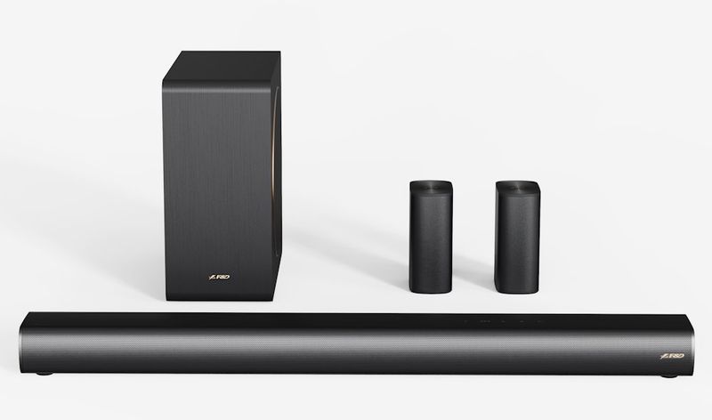 FENDA F&D repro HT-500DA/ Dolby Atmos HT/ 190W/ BT5.3/HDMI(ARC)/AUX/optický/koaxiální/USB vstup/ dálkové ovládání Reproduktory, 5.1, soundbar, 190W, dálkové ovládání, Bluetooth, USB, AUX, cerné