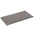 vidaXL Nástenný čelník 12 ks 30 x 15 cm Svetlosivá látka
