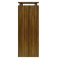vidaXL Konzolový stolík hnedý dub 80x30x80 cm spracované drevo