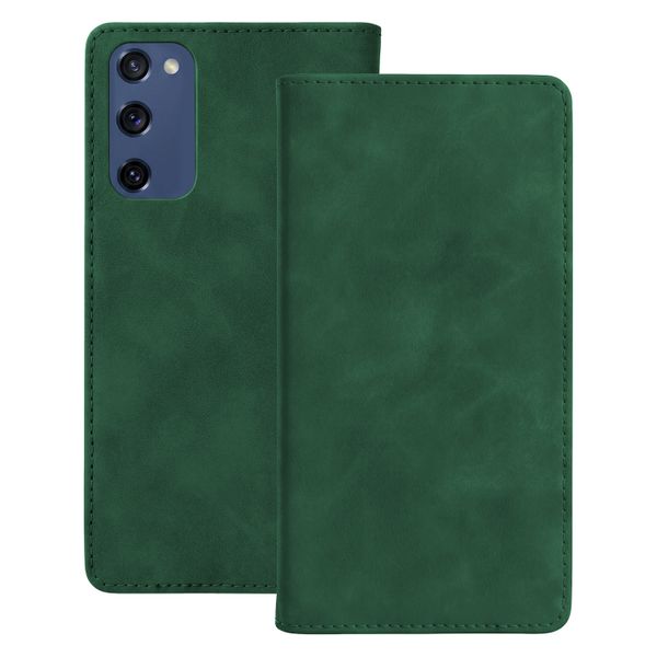 Puzdro Smart Suede pre Samsung Galaxy S20 FE / S20 Lite / S20 FE 5G zelená