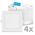 Modee LED Štvorcový LED panel - zapustený 6W 660lm studená biela P4 (ML-LPSB6000K6WPN)