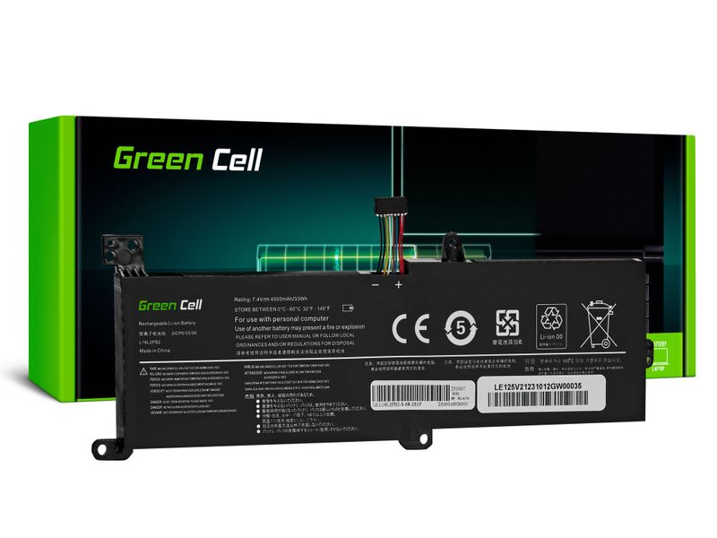 LE125V2 Green Cell batéria L16C2PB2 L16M2PB1 pre Lenovo IdeaPad 3