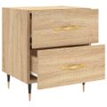 vidaXL Nočný stolík dub sonoma 40x35x47,5 cm kompozitné drevo