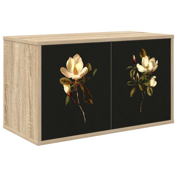 vidaXL Nástenný TV kabinet BREMEN 69 x 33 x 40 cm Dub sonoma