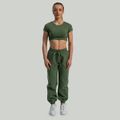 Dámske tričko Essential CropTop Cedar Green - STRIX, veľkosť S, veľkosť oblečenia S