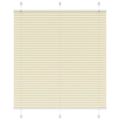 vidaXL plisovaná roleta krémová 120x100 cm Šírka látky 119,4 cm