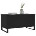 vidaXL Konferenčný stolík čierny 90x44,5x45 cm spracované drevo