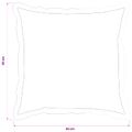vidaXL Poťah na podložku 2 pcs HOUTEN Modrá 65 x 65 cm Zamat