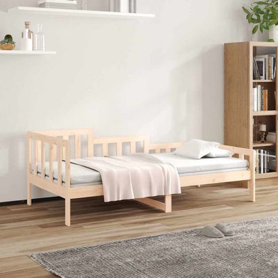 vidaXL Denná posteľ s matracom 90x190 cm masívna borovica