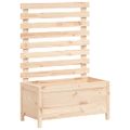 vidaXL Záhradný kvetináč s regálom 79x39,5x114 cm masívna borovica