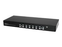 Rack mount KVM - VGA KVM Switch - 8 Port KVM Switch (SV831DUSBUK) - Prepínač KVM - 8 x KVM port(s) - 1 miestny používateľ - Dá sa namontovať do rozvádzača - pre P/N: RK12OD2, RK3236BKF, RK4236BKB, RK4242BK30, RKCONS1701, RKCONS17HD, RKQMCAB12V2