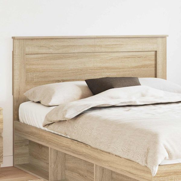vidaXL Zadné čelo s čelnou doskou Sonoma dub 150 cm Kompozitné drevo