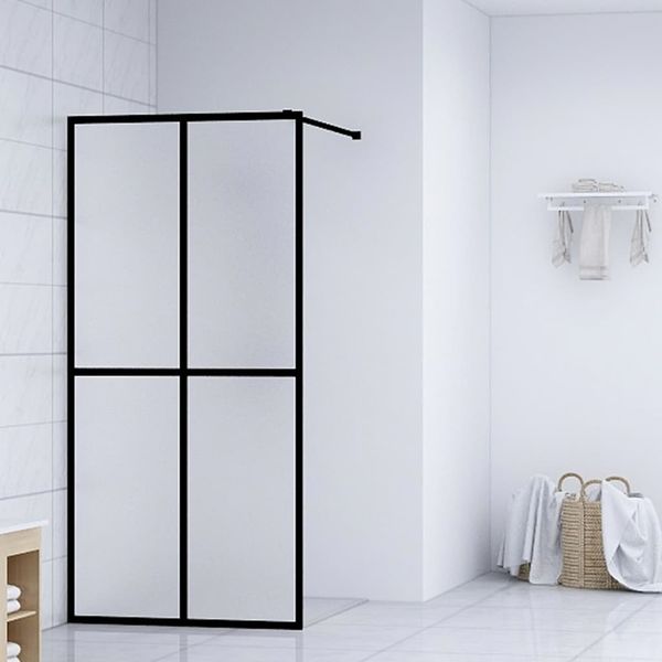 vidaXL Sprchová zástena walk-in, matné tvrdené sklo 80x195 cm