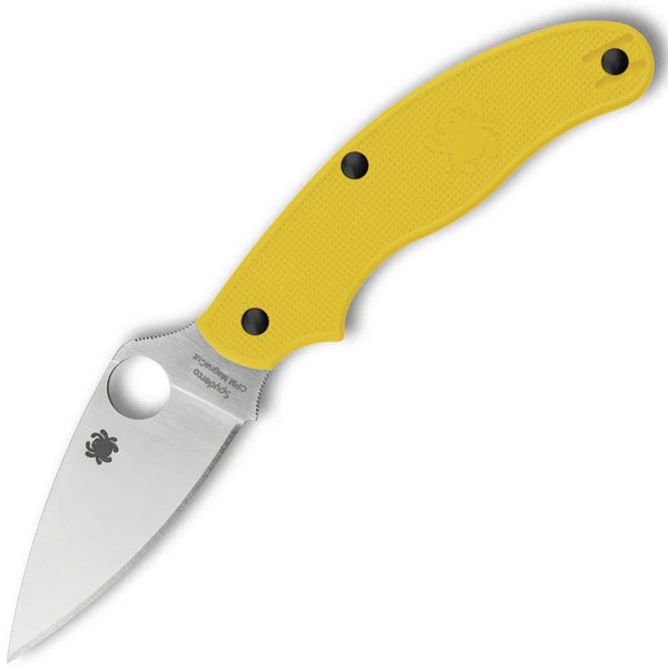 Spyderco C94PYL UK Penknife Salt Yellow vreckový nôž 7,6 cm, Satin, žltá, FRN