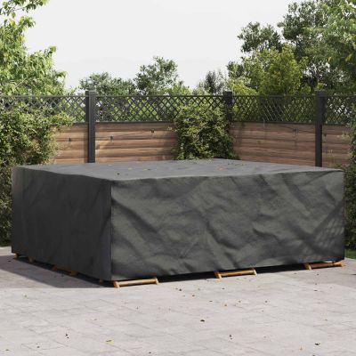vidaXL Obal na nábytok Jednofarebný Čierna 300 x 250 x 100 cm 600D