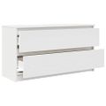 TV Skrinka vidaXL Biela 100x35x54 cm Drevo