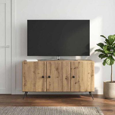 vidaXL TV skrinka 99 x 34,5 x 50 cm Dub artisan Kompozitné drevo