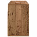 vidaXL Nízka skriňa so zásuvkou Staré drevo 102 x 32 x 48,5 cm