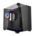Počítačová skriňa Darkflash TH285 4 ventilátory (čierna)