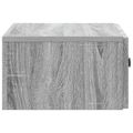 vidaXL Nástenná nočná skrinka 2 ks Sivá sonoma 49 x 34,5 x 20 cm