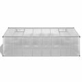 vidaXL Skleník, hliník 481x250x195 cm 23,44 m³