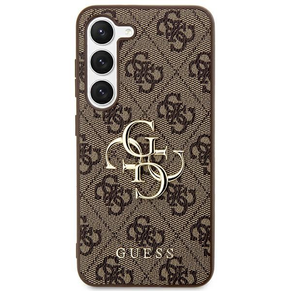 Guess obal pre Samsung Galaxy S24 S921 GUHCS24S4GMGBR hnedý hardcase 4G Big Metal Logo