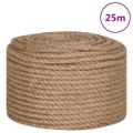 vidaXL Jutové lano 25 m dlhé 10 mm hrubé
