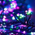 vidaXL Reťaz so zhlukmi LED, 400 diód, pastelové farby, PVC