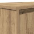 vidaXL Stôl dub artisan 120x42x76 cm kompozitné drevo