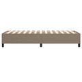 vidaXL Posteľný rám s boxspringom Taupe 90x190 cm Látka