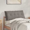 vidaXL Poduška na chrbát Sivohnedá 100 x 19 x 50 cm látka