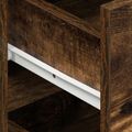 vidaXL Servírovacia skriňa Dymová dub 120 x 36 x 69 cm