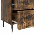 vidaXL Nočný stolík Dymový dub 43 x 34,5 x 49,5 cm Kompozitné drevo