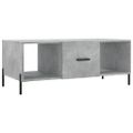 vidaXL Konferenčný stolík betónovo sivý 102x50x40 cm kompozitné drevo