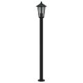vidaXL Vonkajšie stojace lampy 3 ks čierne 120 cm nehrdzavejúca oceľ